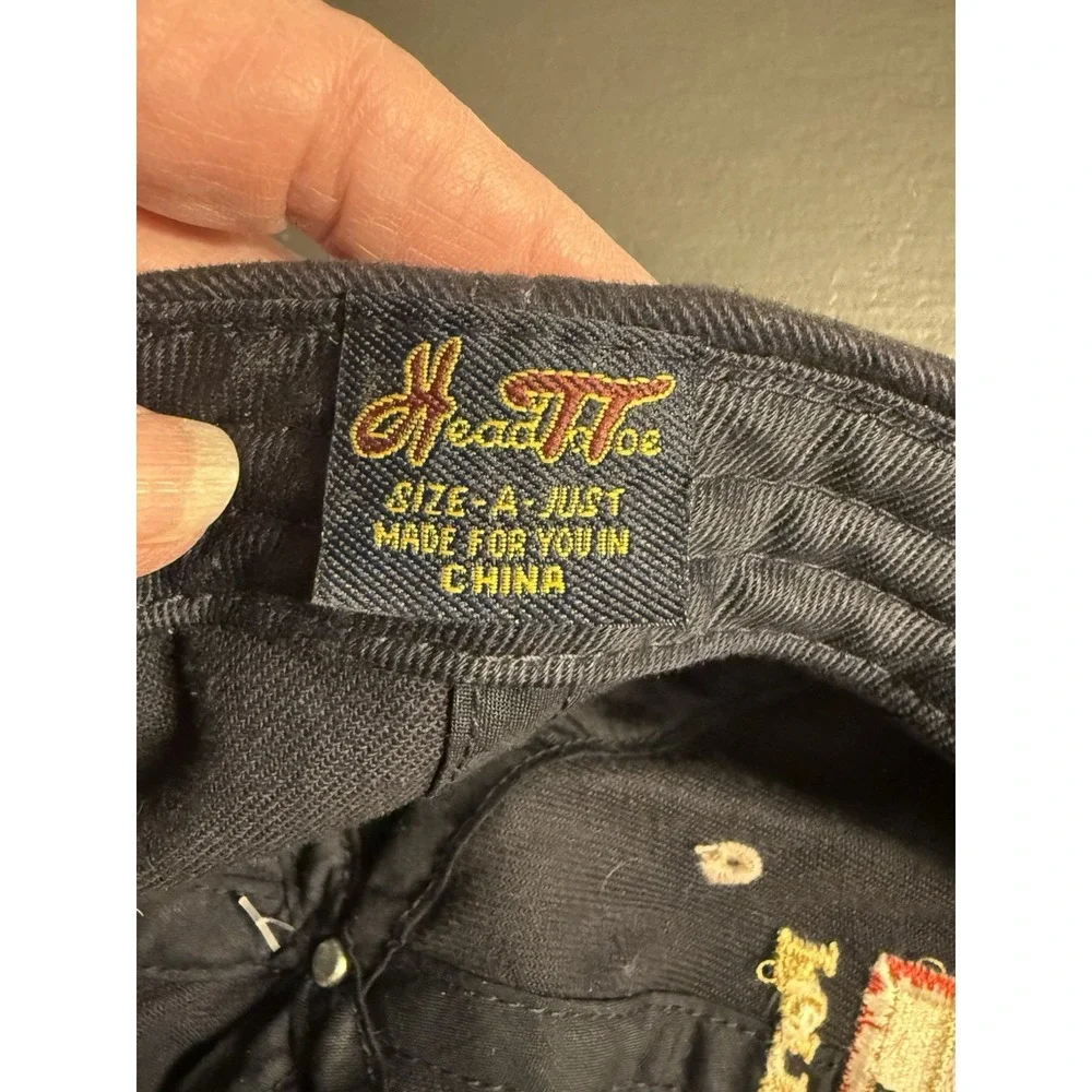 Ferrari Vintage Navy Adjustable‎ Hat Embroidered Collaboration With 1st MAC USMC